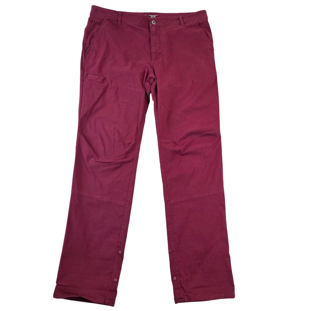 Mountain Hardwear Men's 38x31.5" Hardwear AP Rock Climbing Pants Maroon Hiking